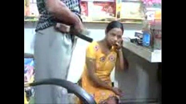 Indian hot young sexy girl fucking in shop by owner